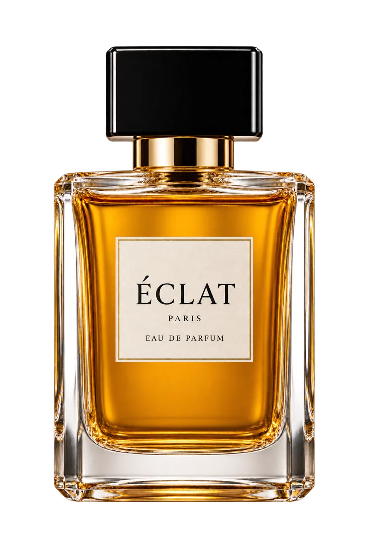 The genuine ÉCLAT perfume master used for the atmospheric product reveal.