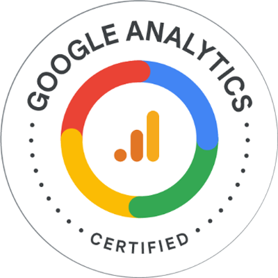 Google Analytics assessment certification badge