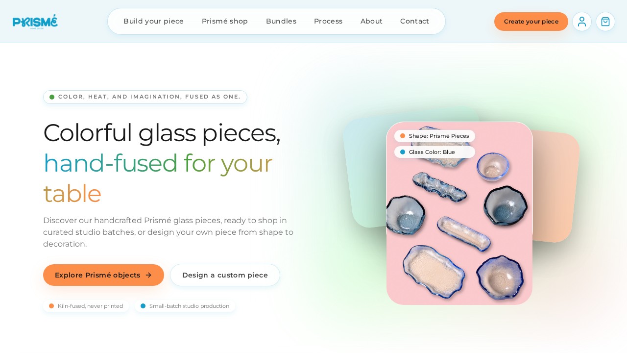 Prismé customizer overview